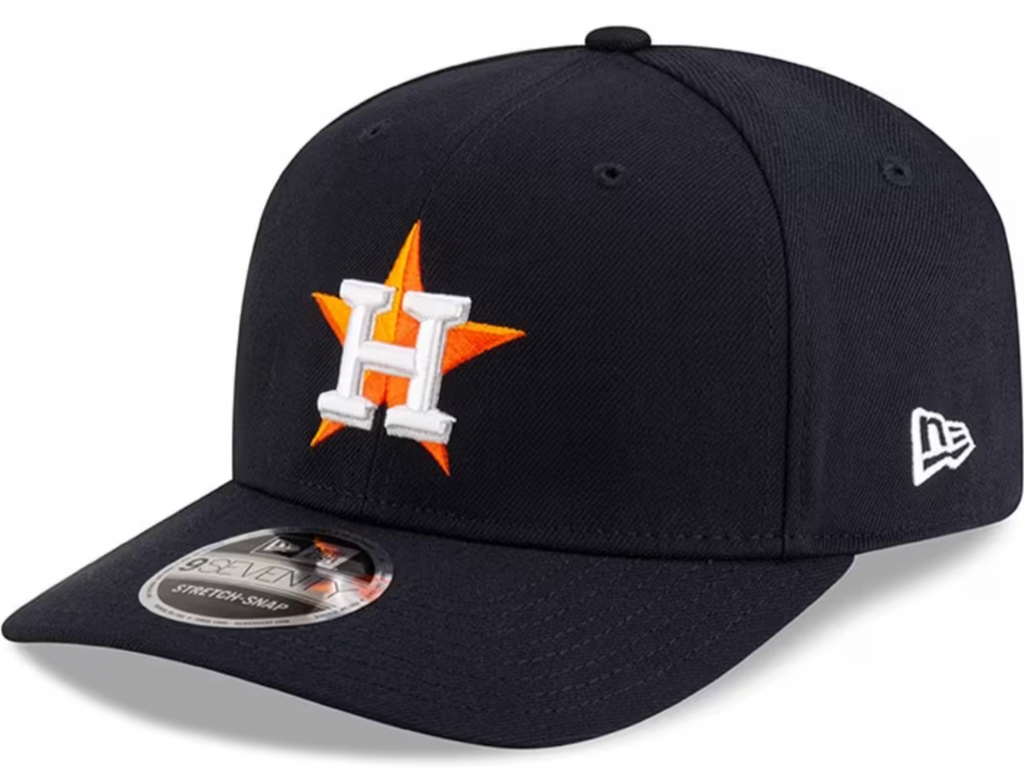 Houston Astros Navy New Era Player Replica 9SEVENTY Stretch Snap Adjustable Hat product image 1, provided for visual