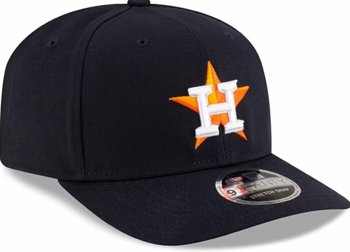 Houston Astros Navy New Era Player Replica 9SEVENTY Stretch Snap Adjustable Hat product image 3, provided for visual