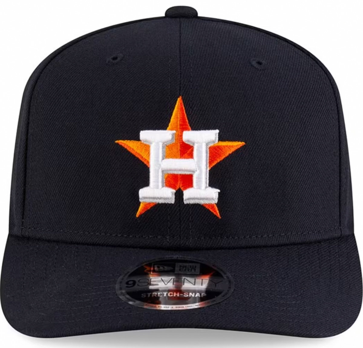 Houston Astros Navy New Era Player Replica 9SEVENTY Stretch Snap Adjustable Hat product image 2, provided for visual