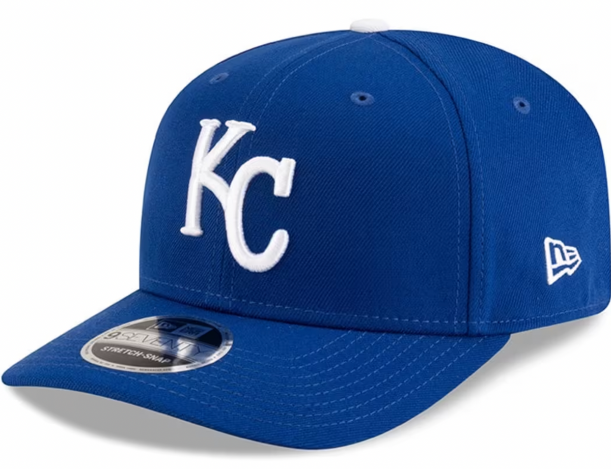 Kansas City Royals Blue New Era Player Replica 9SEVENTY Stretch Snap Adjustable Hat product image 1, provided for visual