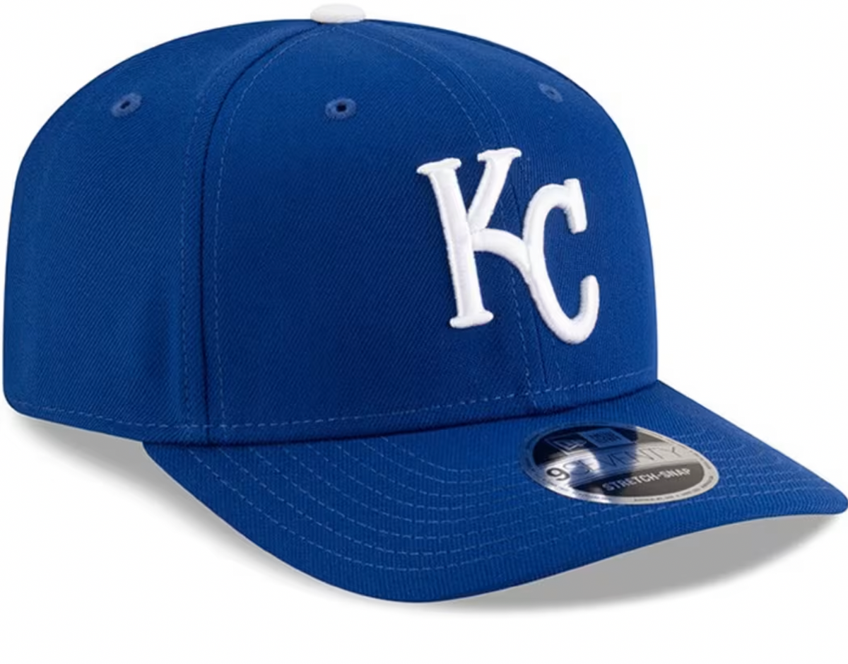 Kansas City Royals Blue New Era Player Replica 9SEVENTY Stretch Snap Adjustable Hat product image 2, provided for visual
