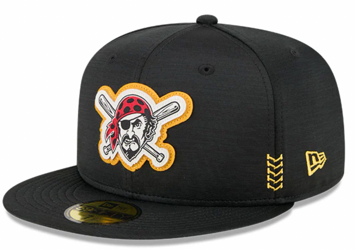 Pittsburgh Pirates New Era Black 2024 Alternate Clubhouse 1914 59FIFTY Fitted Hat for Men product image 1, provided for