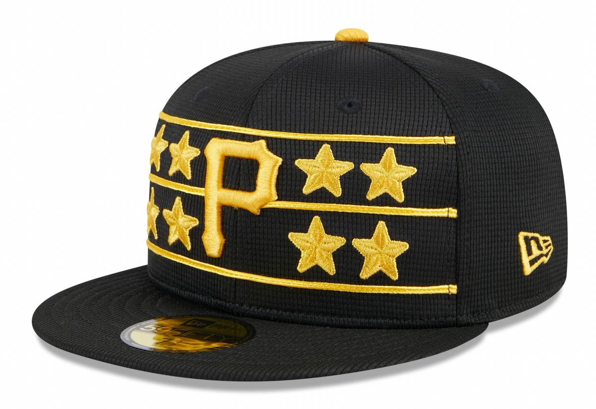 Pittsburgh Pirates New Era Black 2024 Batting Practice 59FIFTY Fitted Hat for Men product image 1, provided for visual