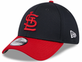 St. Louis Cardinals New Era Batting Practice Navy/Red 39THIRTY Flex-Fit Hat for Men product image 1, provided for visual