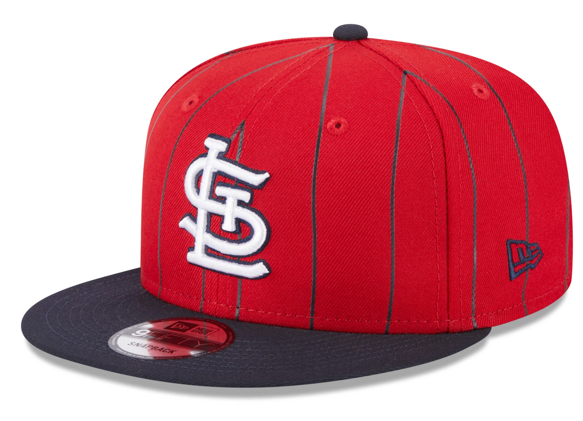 St. Louis Cardinals Red/Navy Vintage New Era 9FIFTY Snapback Hat product image 1, provided for visual reference and product
