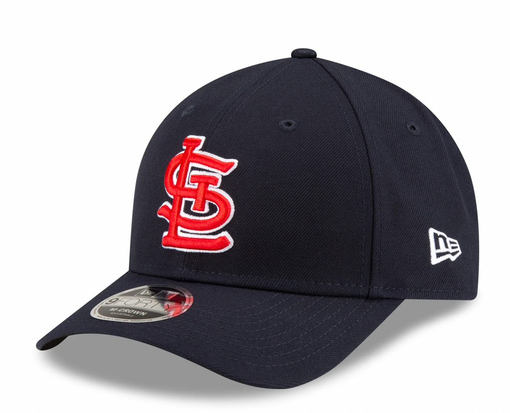 St. Louis Cardinals Navy Blue Alternate New Era Player Replica M-Crown 9FORTY Adjustable Hat product image 1, provided for