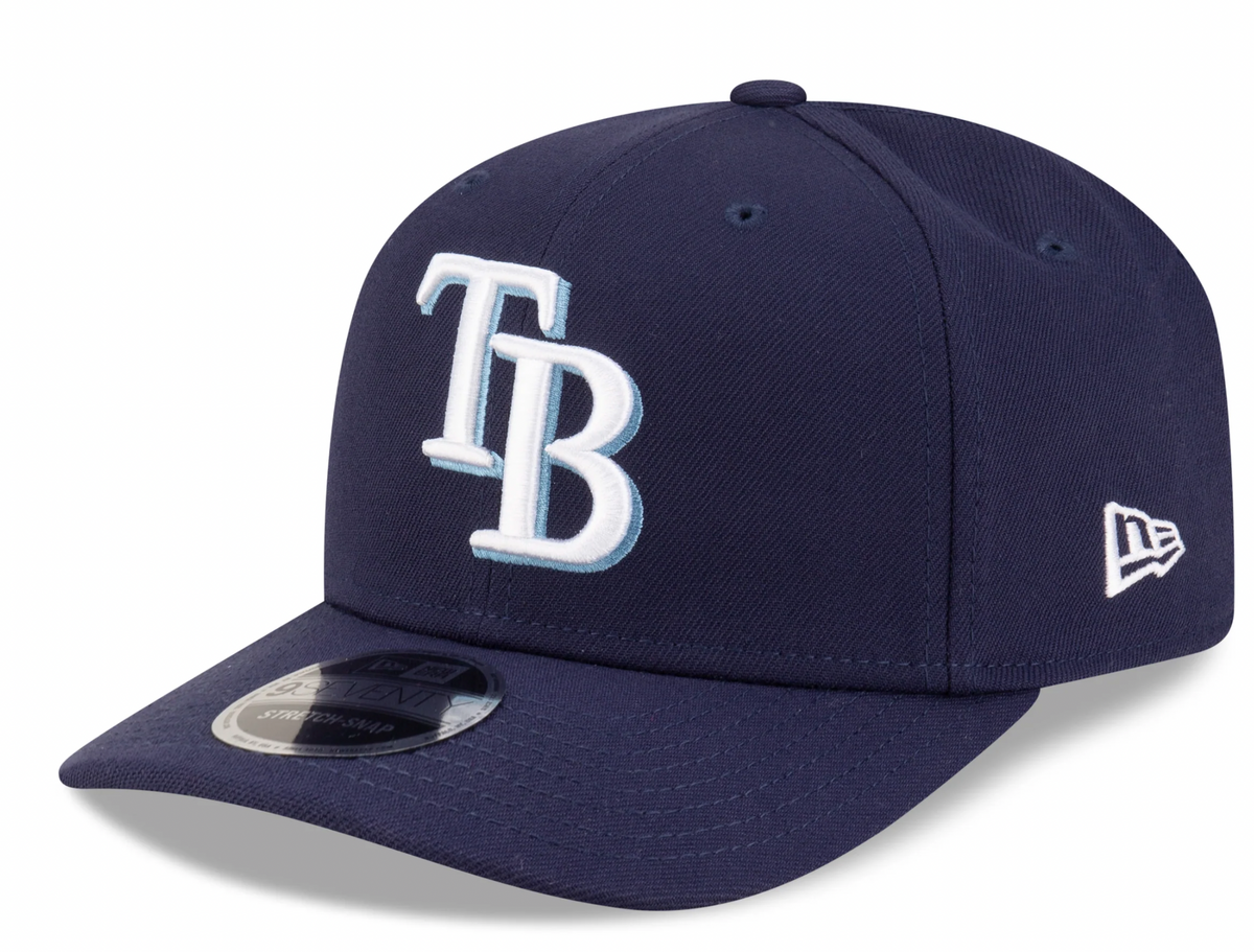 Tampa Bay Rays Navy New Era Player Replica 9SEVENTY Stretch Snap Adjustable Hat product image 1, provided for visual