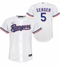 Youth Nike Corey Seager Texas Rangers White Home Replica Jersey product image 1, provided for visual reference and product