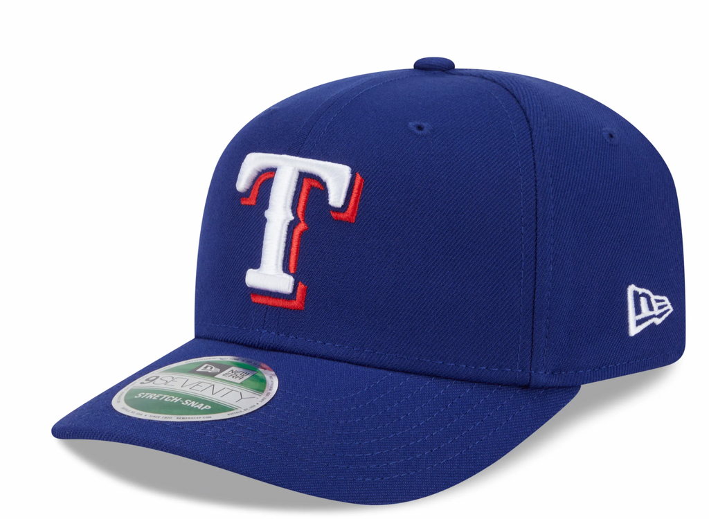 Texas Rangers Blue New Era Player Replica 9SEVENTY Stretch Snap Adjustable Hat product image 1, provided for visual