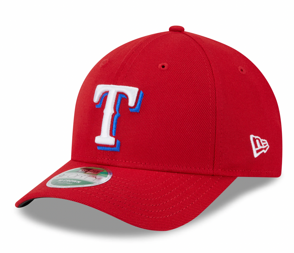 Texas Rangers Red Alternate New Era Player Replica M-Crown 9FORTY Adjustable Hat product image 1, provided for visual