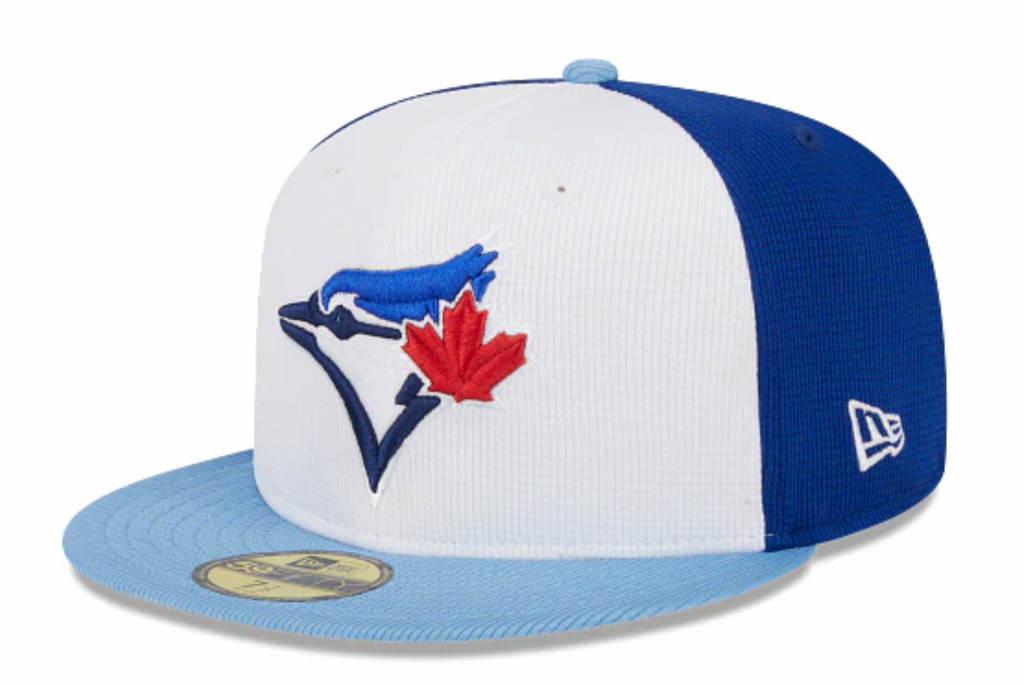 Toronto Blue Jays New Era White/Blue 2024 Spring Training 59FIFTY Fitted Hat product image 1, provided for visual reference