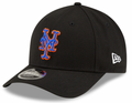 New York Mets Black Alternate 2 New Era Player Replica M-Crown 9FORTY Adjustable Hat product image 1, provided for visual