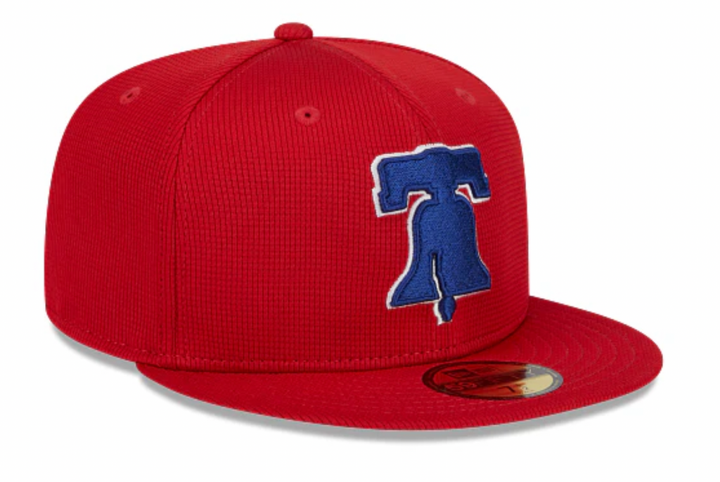 Philadelphia Phillies New Era Red 2025 Spring Training 59FIFTY Fitted Hat product image 2, provided for visual reference and