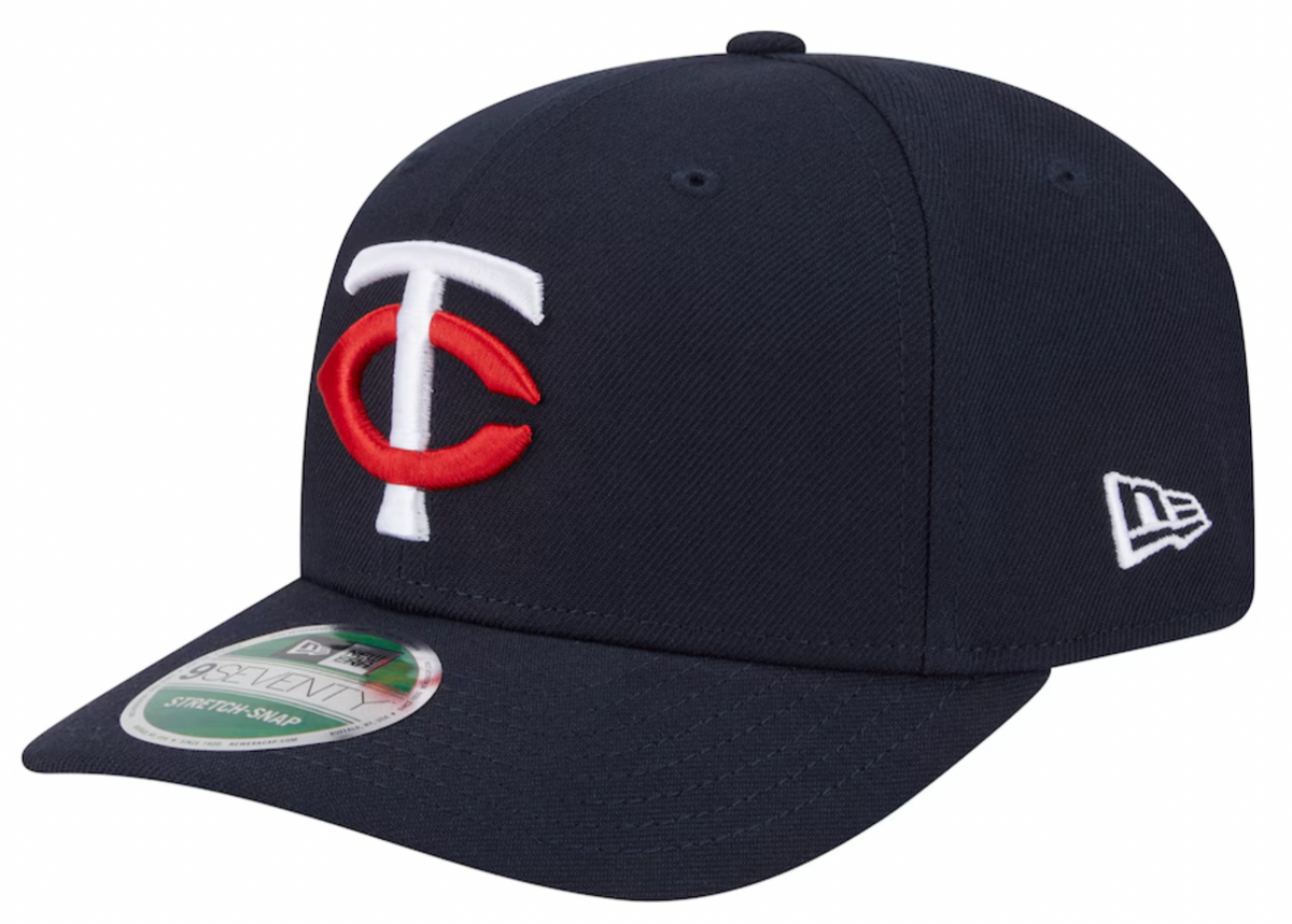 Minnesota Twins New Era Home Navy 9SEVENTY Adjustable Hat product image 1, provided for visual reference and product detail
