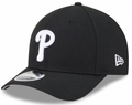 Philadelphia Phillies Black and White New Era M-Crown 9FORTY Adjustable Hat product image 1, provided for visual reference