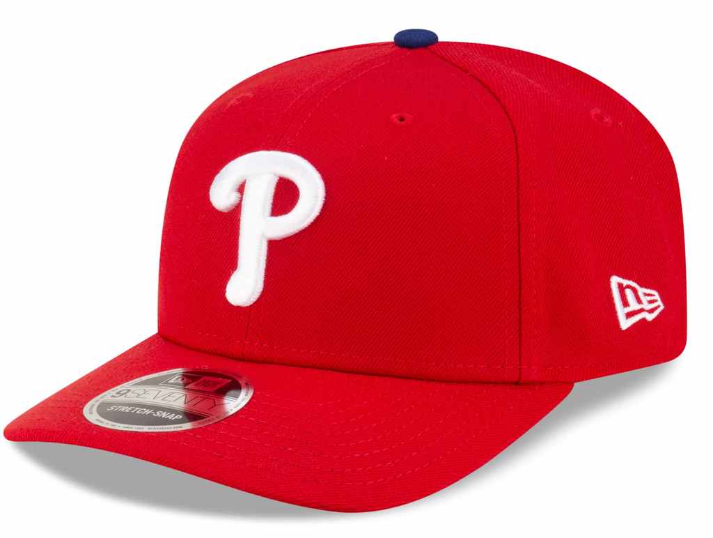 Philadelphia Phillies Red New Era Player Replica 9SEVENTY Stretch Snap Adjustable Hat product image 1, provided for visual