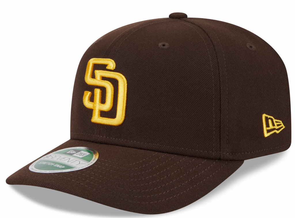 San Diego Padres Brown New Era Player Replica 9SEVENTY Stretch Snap Adjustable Hat product image 1, provided for visual