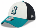 Seattle Mariners New Era Batting Practice 39THIRTY Flex-Fit Hat for Men product image 1, provided for visual reference and