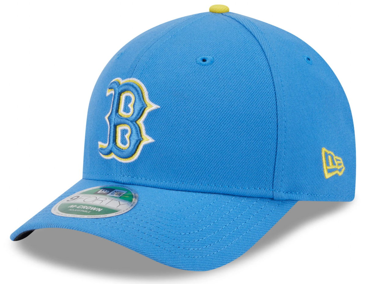 Boston Red Sox City Connect Blue New Era Player Replica M-Crown 9FORTY Adjustable Hat product image 1, provided for visual