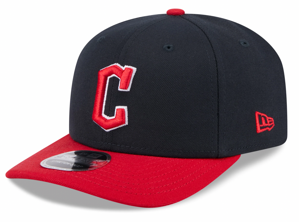 Cleveland Guardians New Era Home Navy/Red 9SEVENTY Adjustable Hat product image 1, provided for visual reference and product