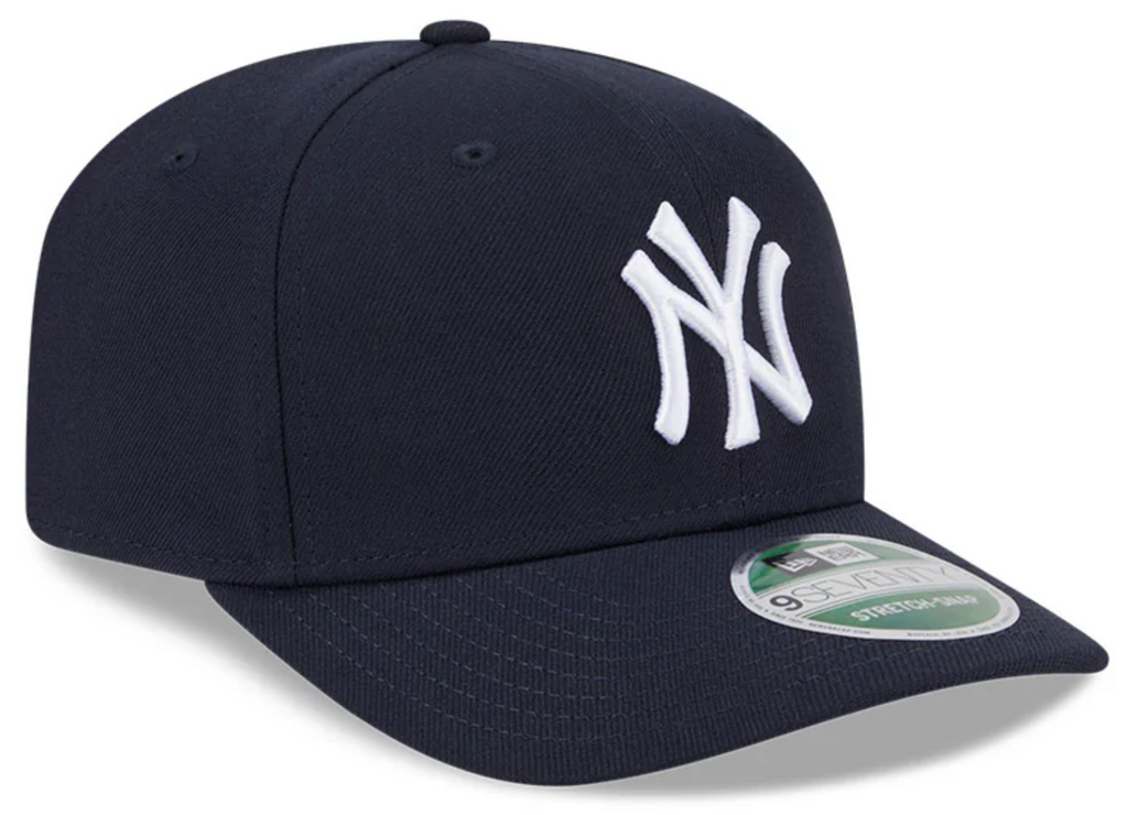 New York Yankes Navy New Era Player Replica 9SEVENTY Stretch Snap Adjustable Hat product image 3, provided for visual