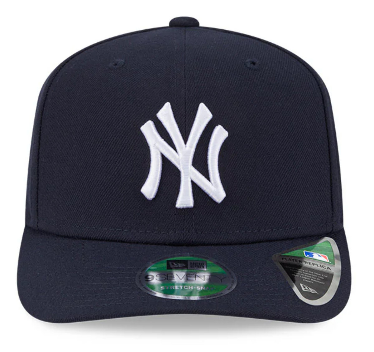 New York Yankes Navy New Era Player Replica 9SEVENTY Stretch Snap Adjustable Hat product image 2, provided for visual