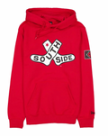Mens Chicago White Sox New Era 2025 City Connect Red BP Hoodie product image 1, provided for visual reference and product