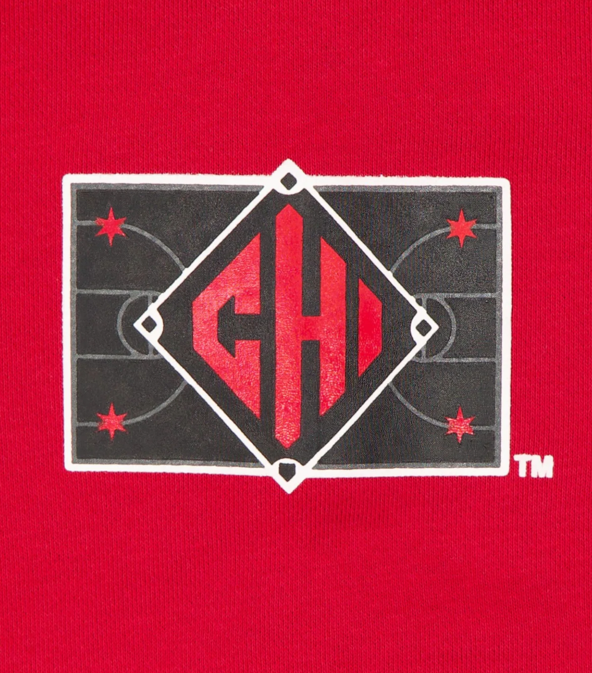 Mens Chicago White Sox New Era 2025 City Connect Red BP Hoodie product image 3, provided for visual reference and product