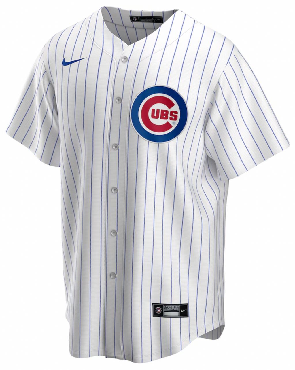 NIKE Men Leon Durham Chicago Cubs Premium Twill White Home Replica Jersey product image 2, provided for visual reference and