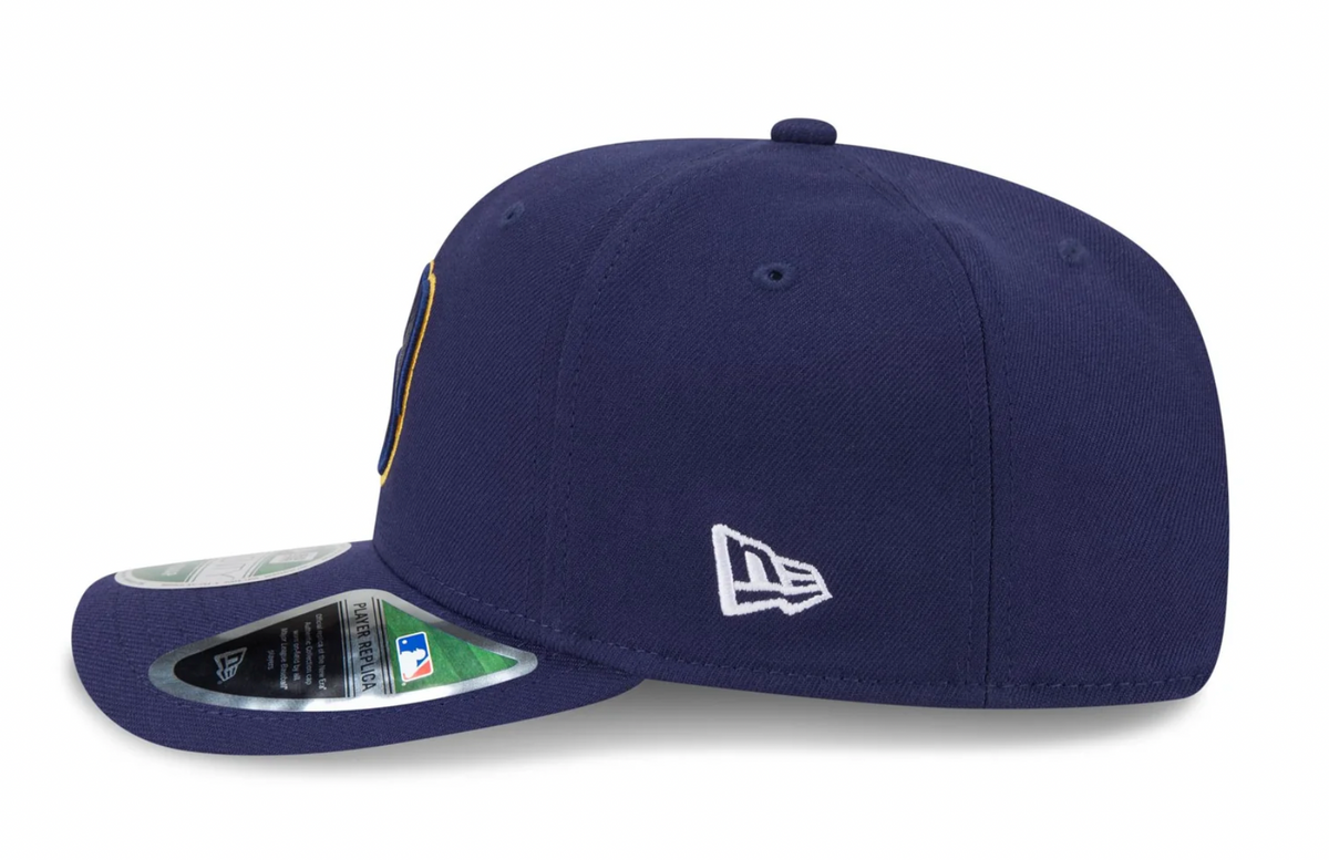 Milwaukee Brewers Navy New Era Player Replica 9SEVENTY Stretch Snap Adjustable Hat product image 5, provided for visual