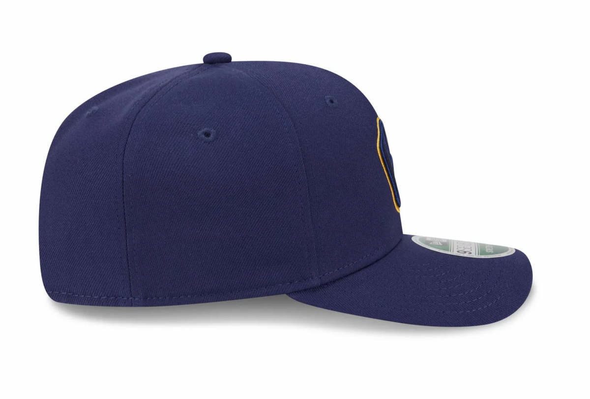 Milwaukee Brewers Navy New Era Player Replica 9SEVENTY Stretch Snap Adjustable Hat product image 4, provided for visual