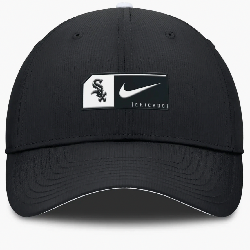 Chicago White Sox Black Nike Club Prime Adjustable Hat product image 2, provided for visual reference and product detail