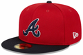 Atlanta Braves New Era Red/Navy 2025 Spring Training 59FIFTY Fitted Hat product image 1, provided for visual reference and