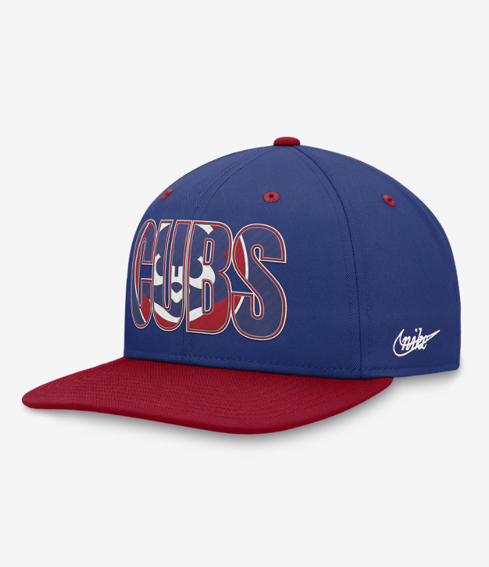 Chicago Cubs Nike Pro Cooperstown Collection 2 Tone Royal/Red Snapback Adjustable Hat for Men product image 2, provided for