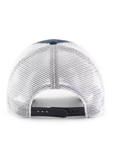 Dallas Cowboys Navy Highline 47 Clean Up Trucker Adjustable Hat product image 2, provided for visual reference and product