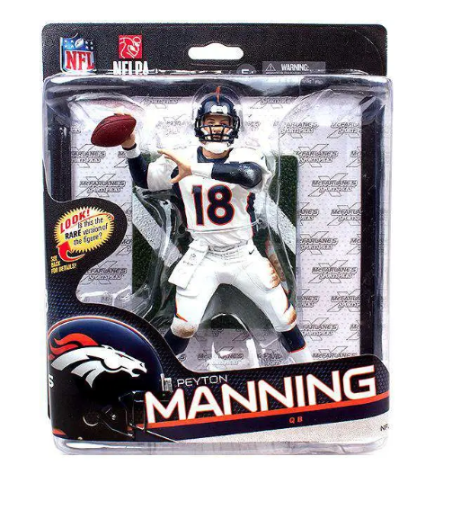 Peyton Manning Denver Broncos Bronze Level Rare Variant Mcfarlane product image 1, provided for visual reference and product