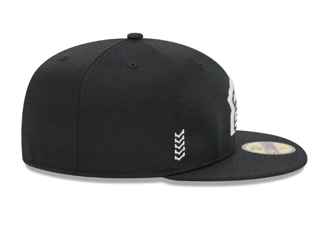 Chicago White Sox New Era Black & White 2024 Clubhouse 59FIFTY Fitted Hat product image 4, provided for visual reference and