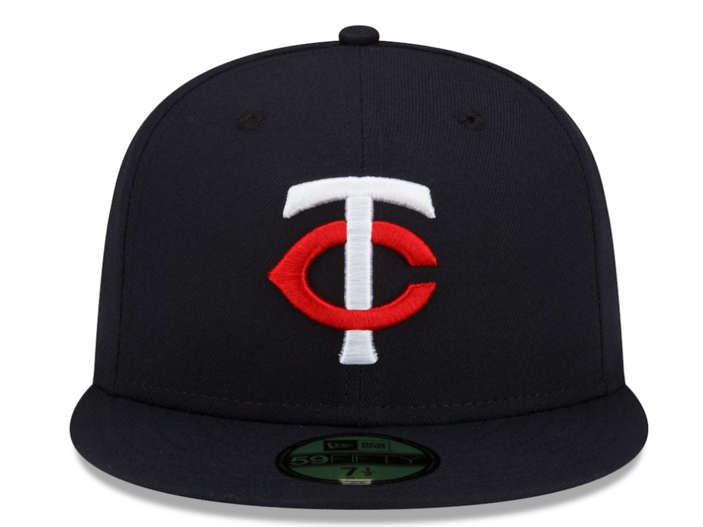 Minnesota Twins New Era Navy Authentic Collection Home 59FIFTY Fitted Hat for Men product image 2, provided for visual