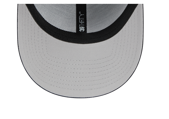 Chicago White Sox New Era Black 2023 Clubhouse 39THIRTY Flex Fit Hat for Men product image 7, provided for visual reference