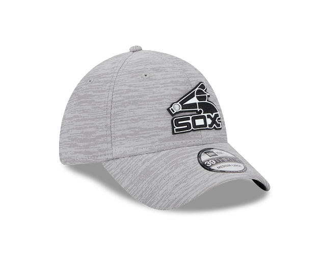 Chicago White Sox New Era Gray 2023 Clubhouse 39THIRTY Flex Fit Hat for Men product image 3, provided for visual reference