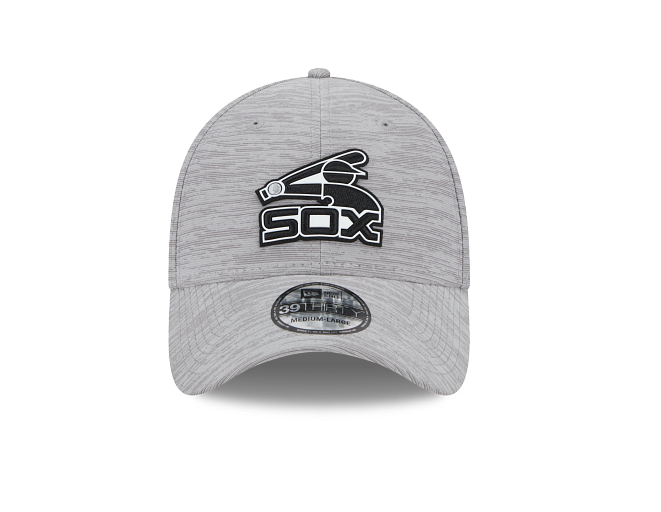 Chicago White Sox New Era Gray 2023 Clubhouse 39THIRTY Flex Fit Hat for Men product image 2, provided for visual reference