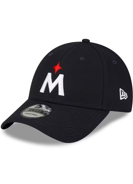 Minnesota Twins The League 9FORTY Adjustable Road 2 Navy Cap product image 1, provided for visual reference and product