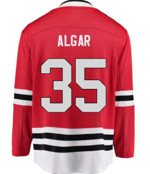 Garth Algar Chicago Blackhawks Red Home Fanatics Premium Twill Breakaway Replica Jersey for Men product image 1, provided