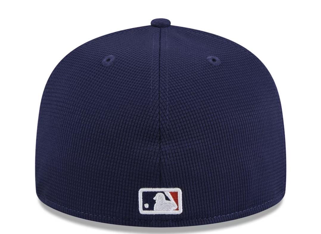 Houston Astros New Era Navy 2024 Batting Practice 59FIFTY Fitted Hat for Men product image 4, provided for visual reference