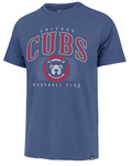 47 Mens Cubs Cubs Cadet Blue Double Header Franklin T-Shirt product image 1, provided for visual reference and product