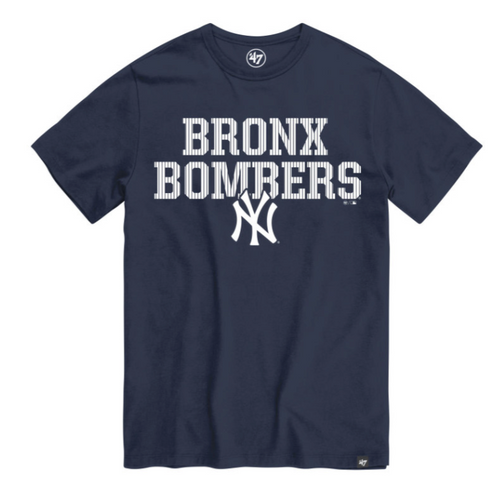 '47 Brand Men New York Yankees Bronx Bombers Franklin T-Shirt product image 1, provided for visual reference and product