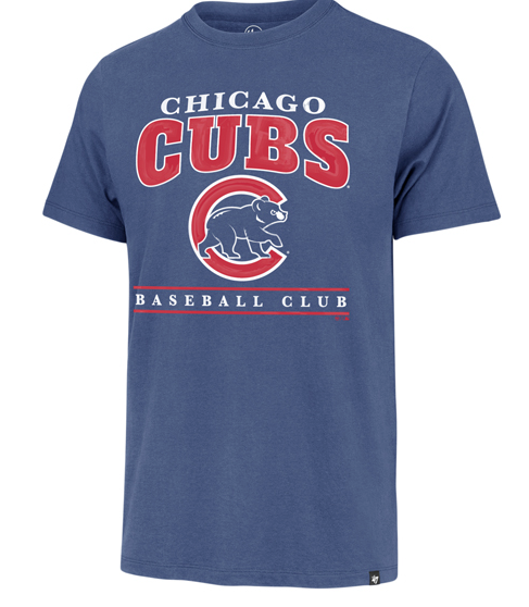 47 Mens Cubs Cubs Cadet Blue Reset Franklin T-Shirt product image 1, provided for visual reference and product detail review