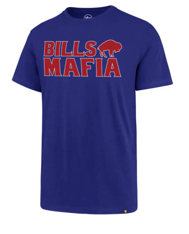 Buffalo Bills '47 Royal Bills Mafia Royal Regional Super Rival T-Shirt for Men product image 1, provided for visual