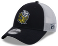 Michigan Wolverines New Era Vault Navy/White Trucker 9FORTY Adjustable Hat product image 1, provided for visual reference