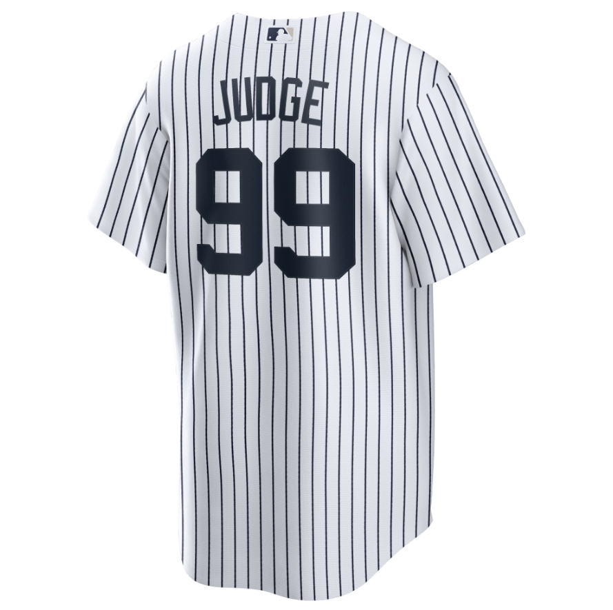 Aaron Judge New York Yankees Nike Home White Replica Jersey With Name for Men product image 3, provided for visual reference
